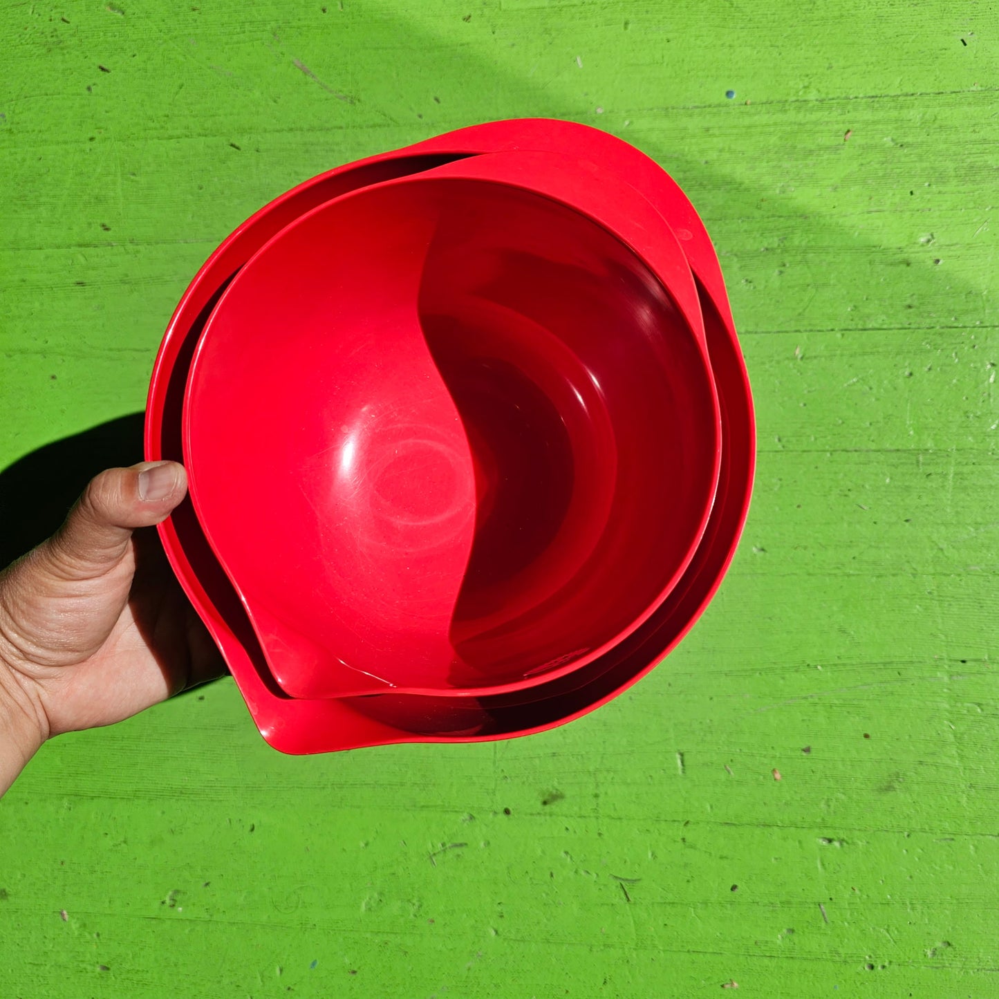 Red Mixing Bowl Set