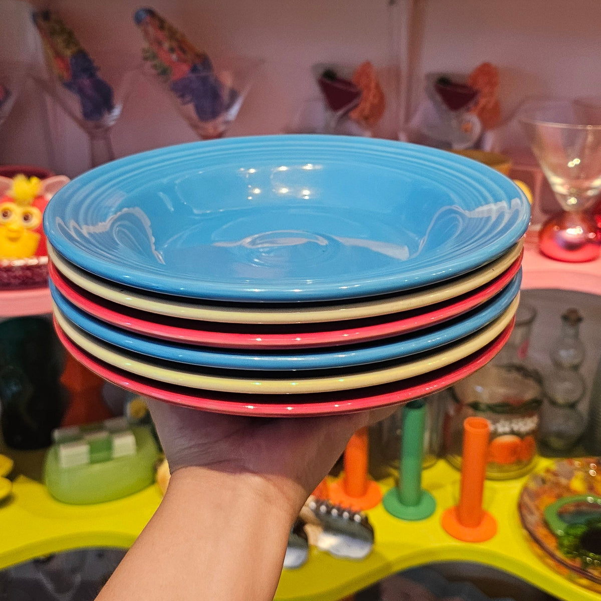 Butter yellow Vintage Fiestaware Bowl soup fiesta