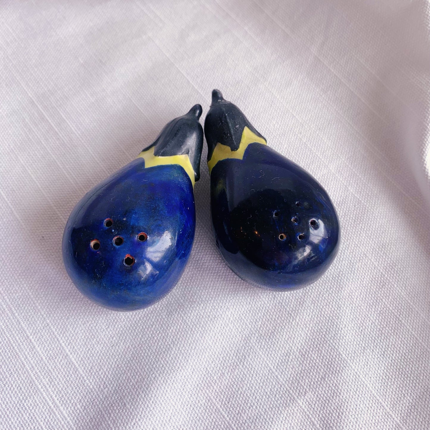 Eggplant Salt and Pepper Shakers