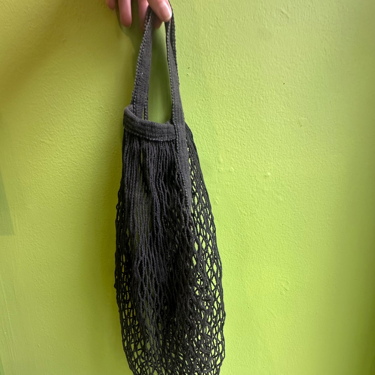 Knitted Reusable Produce Bag!