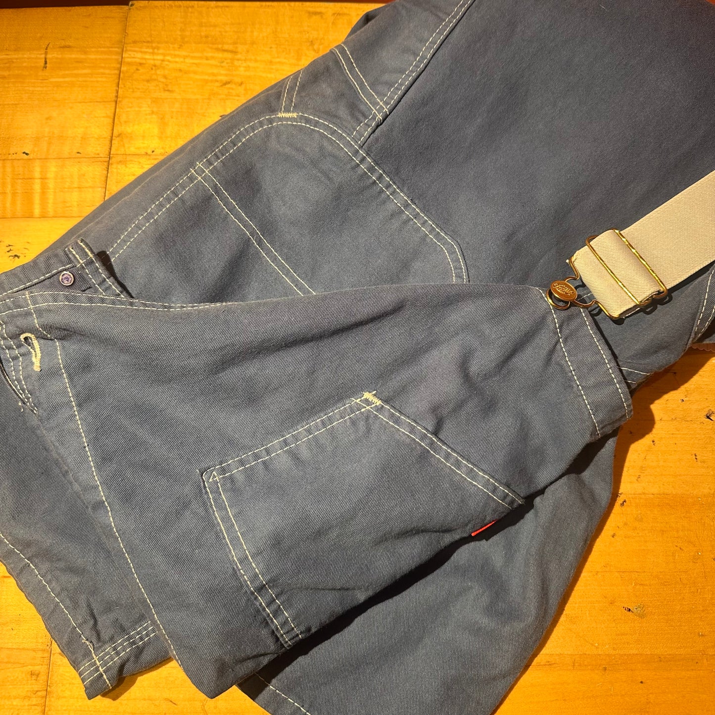 Hand Dyed Dickies Trad Blue Overalls!