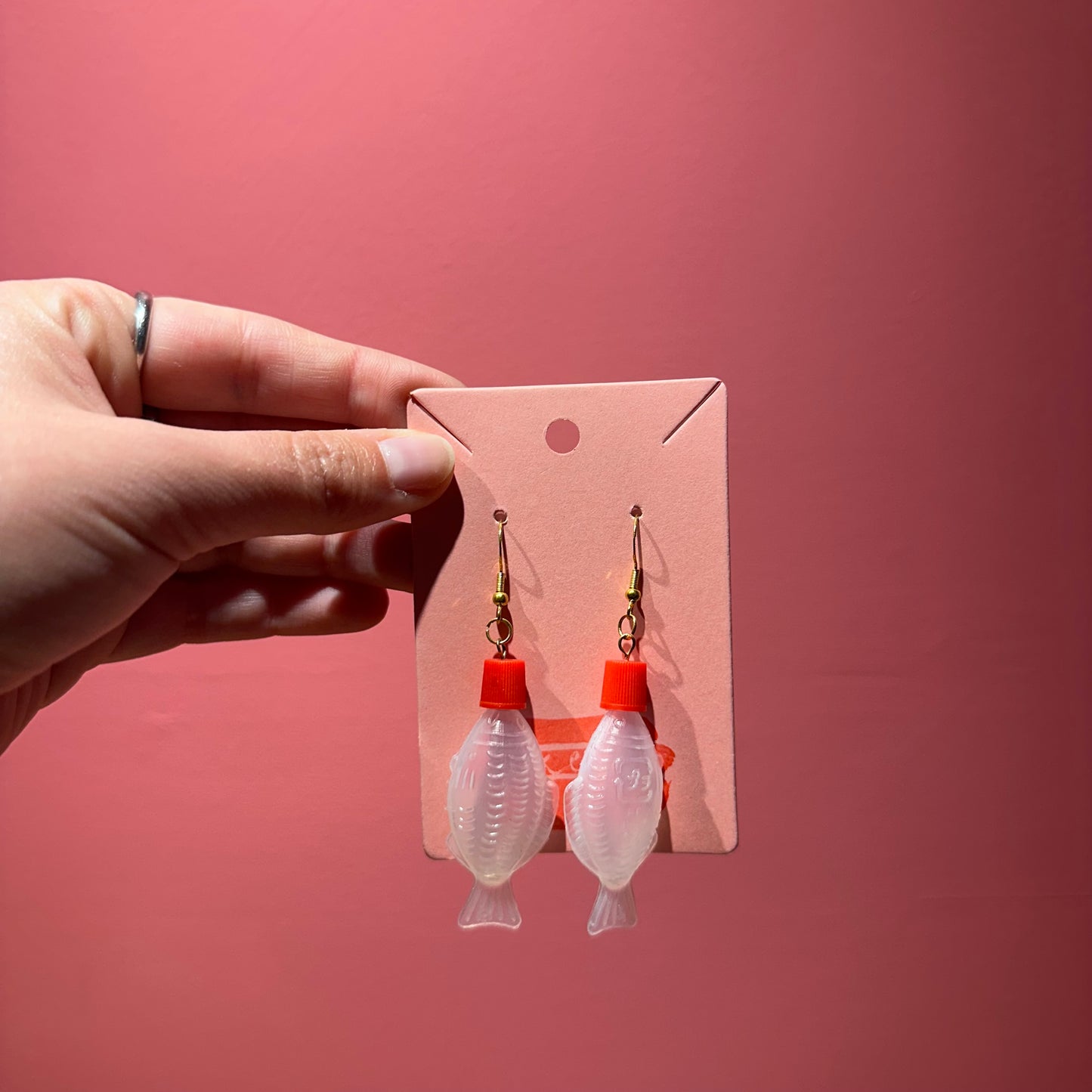 Chloe Made Earrings in “Soy Fish”