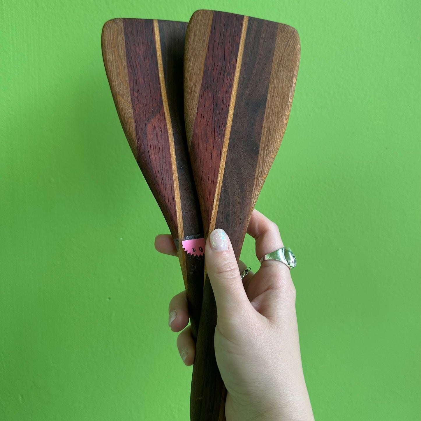 Real Wooden Spatula!
