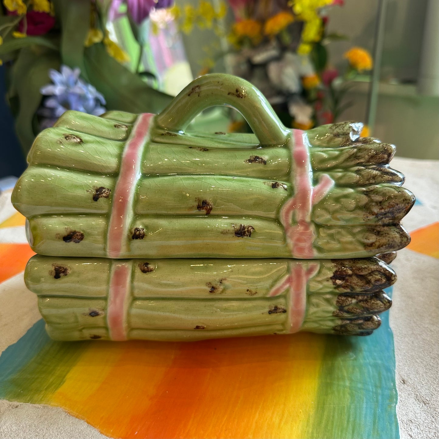 Vintage Asparagus Jar!