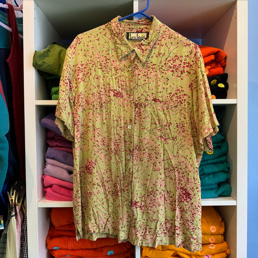FLOWY LOCO LINDO BUTTON UP BLOUSE