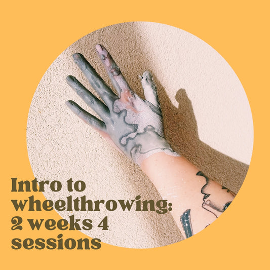 SEPT INTRO TO WHEEL THROWING CLASS 2 WEEKS- ✨️🌷 2-3 hrs per class 🎀 6:30pm SEPT 20TH, 23RD, 27TH, SND 30TH