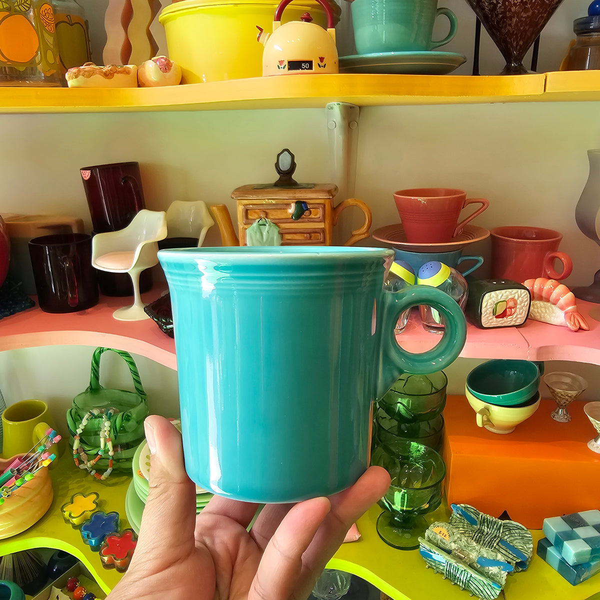 Aqua Teal Blue Green Fiesta Mug