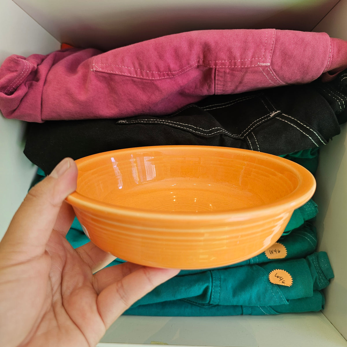 Mango orange Vintage Fiestaware Bowl cereal fiesta
