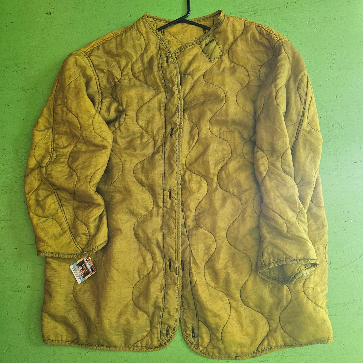 CHARTREUSE Oversized Military Liner Jacket