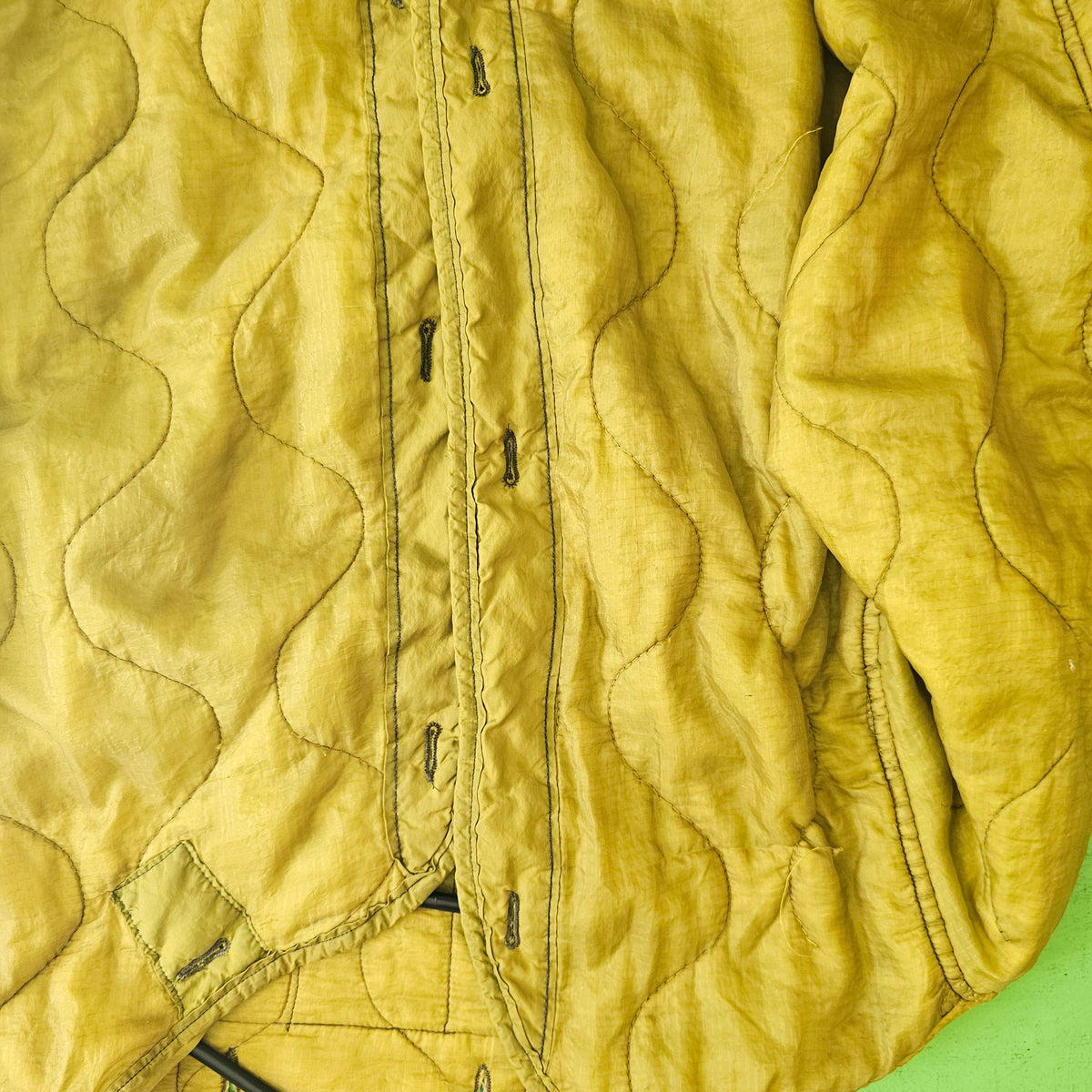 CHARTREUSE Oversized Military Liner Jacket
