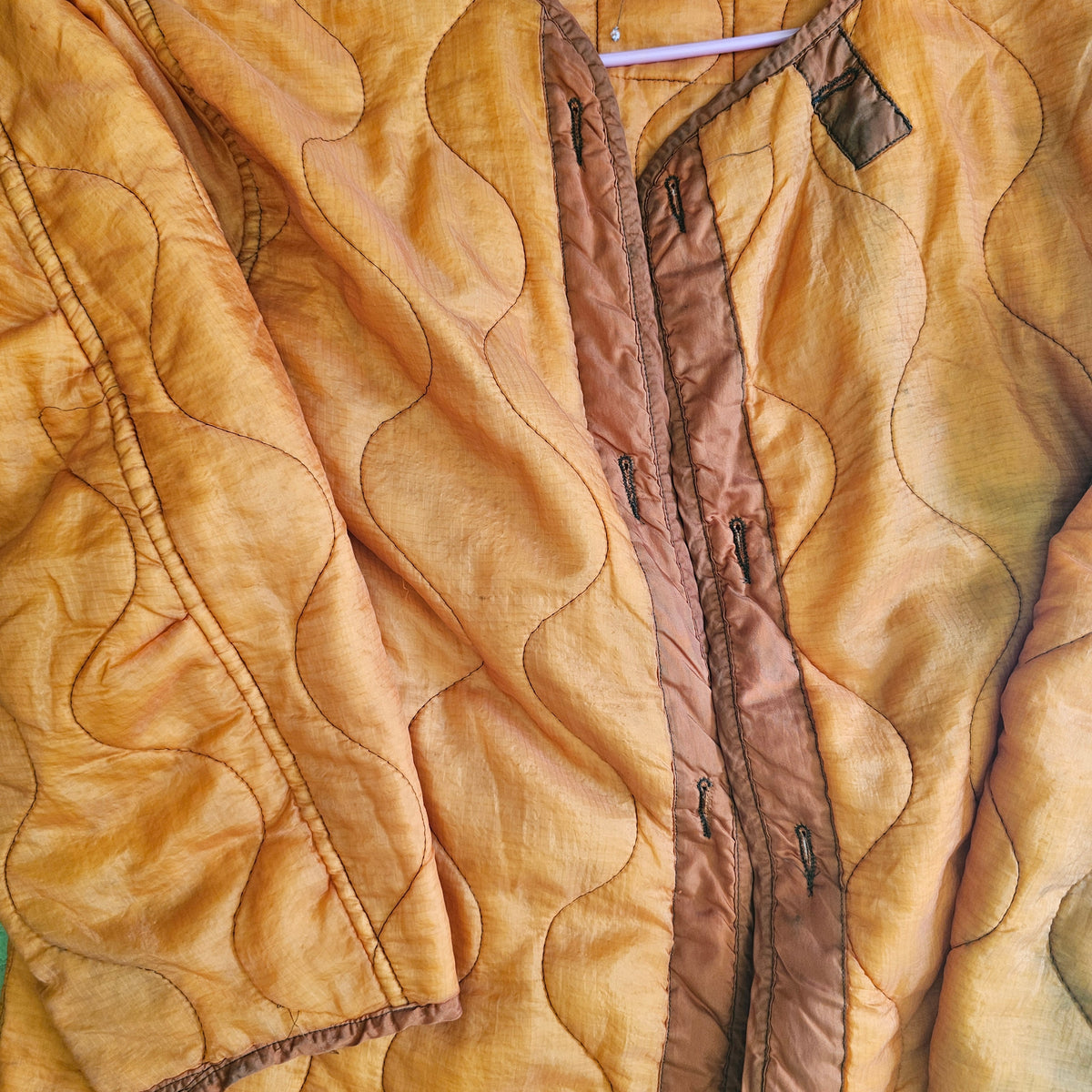 MANGO ORANGE Oversized Military Liner Jacket 2XL XXL XL