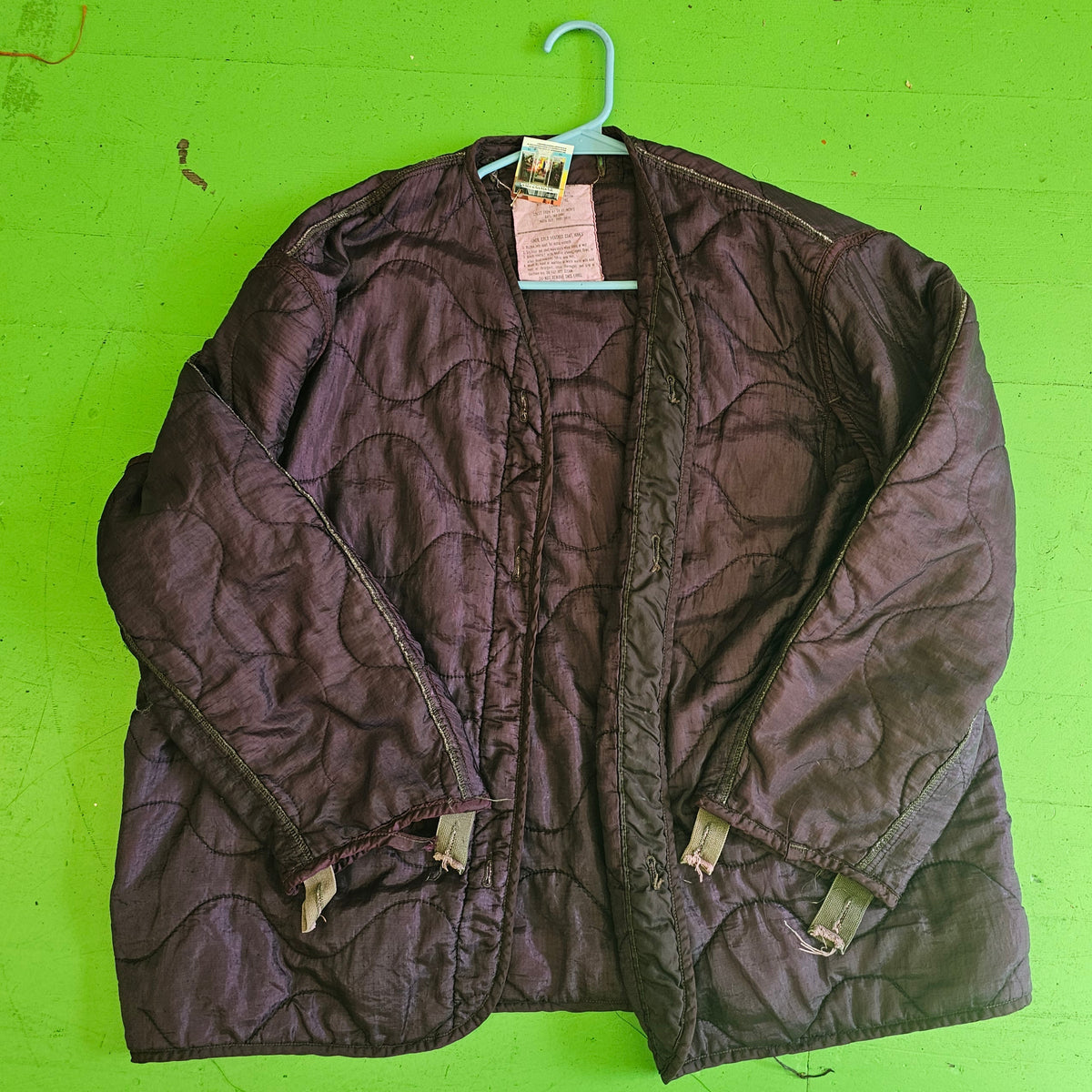 GRAPE PURPLE Oversized Military Liner Jacket 2XL XXL XL