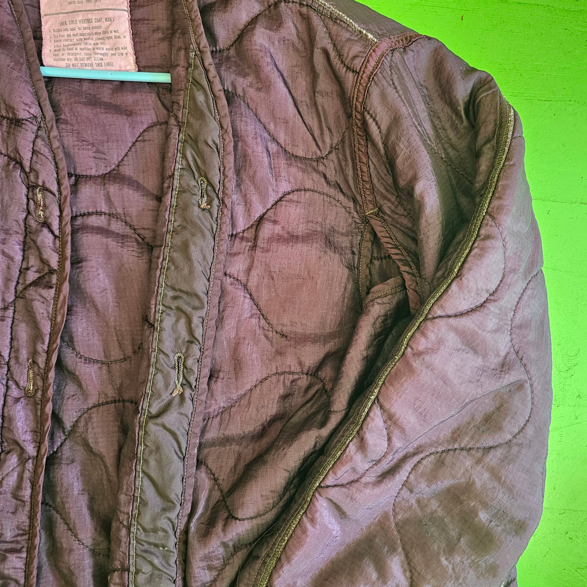 GRAPE PURPLE Oversized Military Liner Jacket 2XL XXL XL