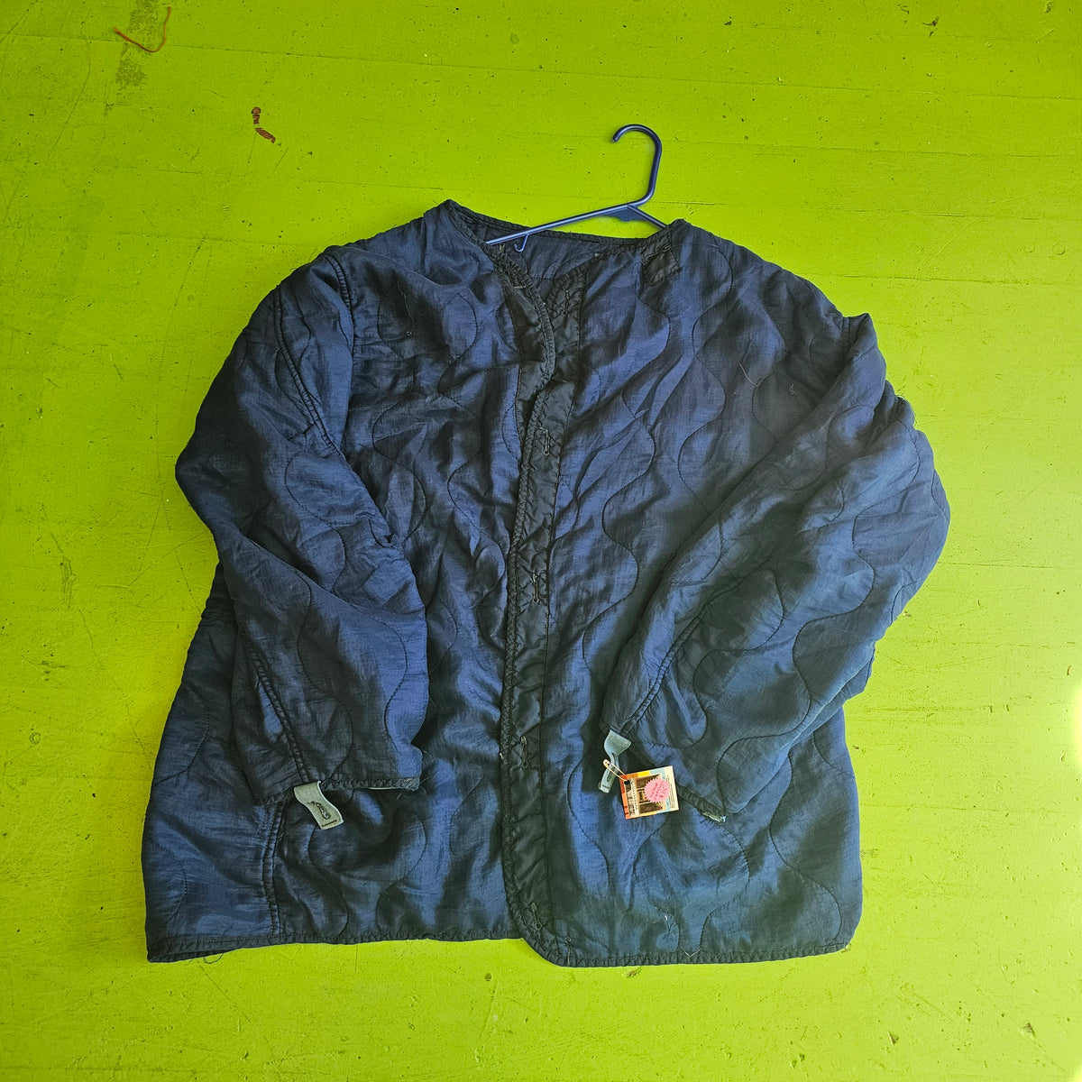 BLUEBERRY BLUE Oversized Military Liner Jacket 2XL XXL XL