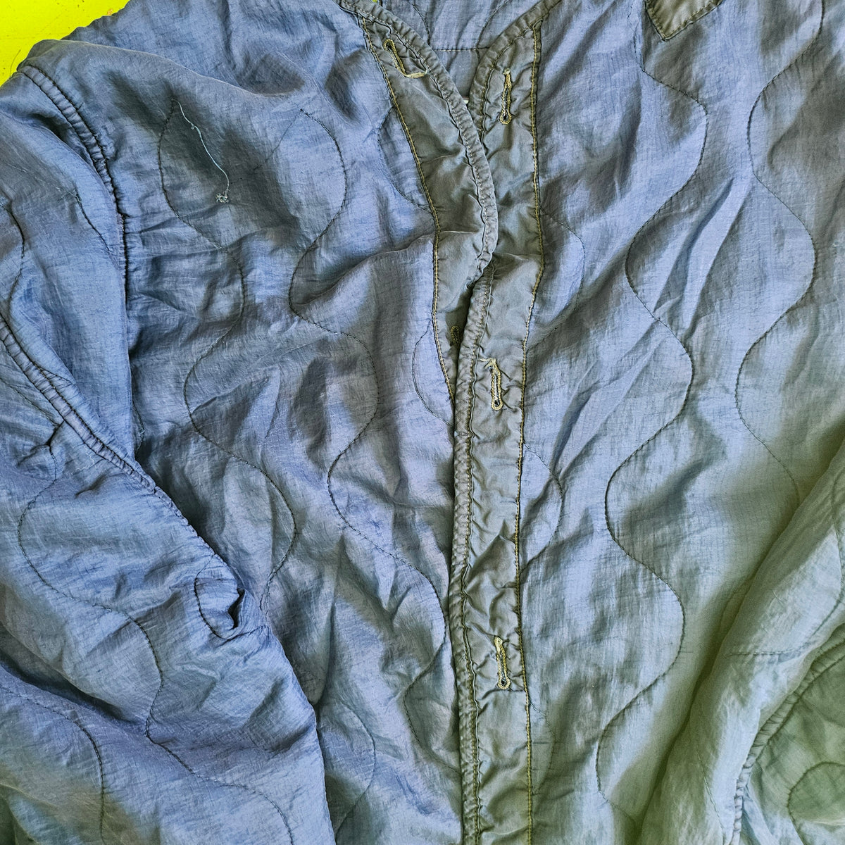 BLUEBERRY BLUE Oversized Military Liner Jacket 2XL XXL XL