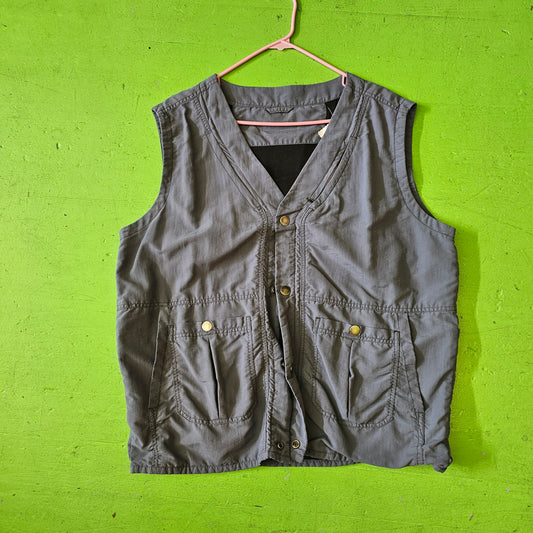 VINTAGE DARK GREY VEST !