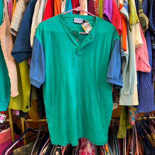 VINTAGE BLUE ISLAND SHIRT !