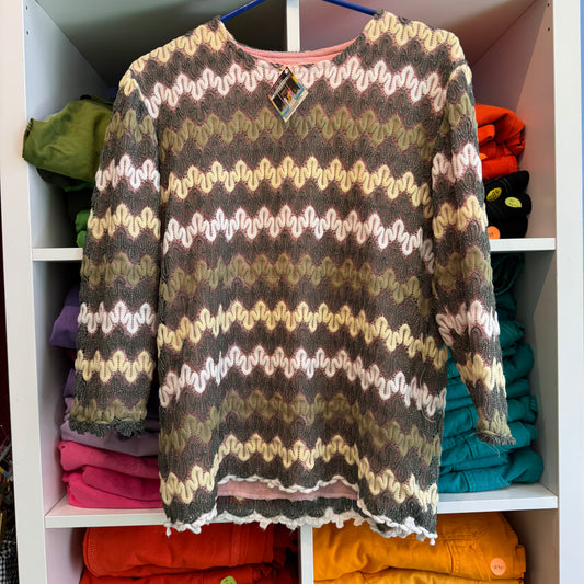 VINTAGE STRETCHY BLOUSE !