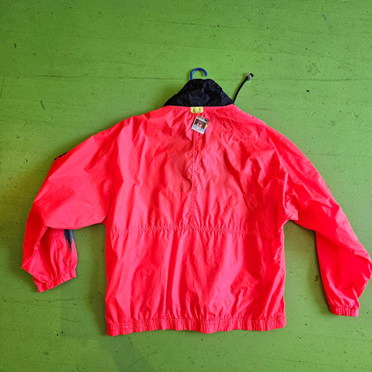 VINTAGE ELECTRIC PINK WIND BREAKER !