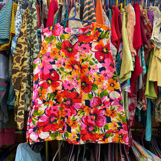 VINTAGE PACIFIC ISLE FLORAL TANK !