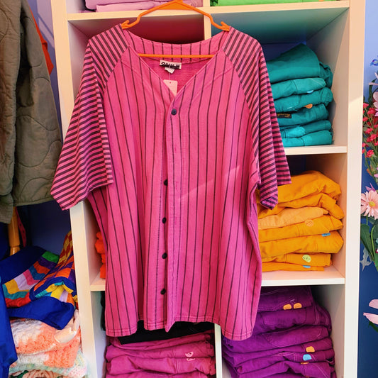 Raspberry Baseball Tee