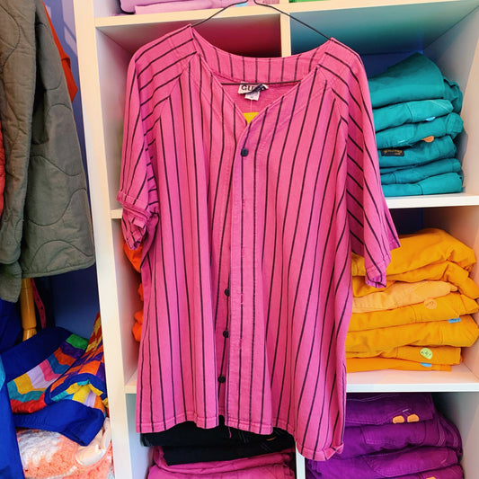 Raspberry Baseball Tee