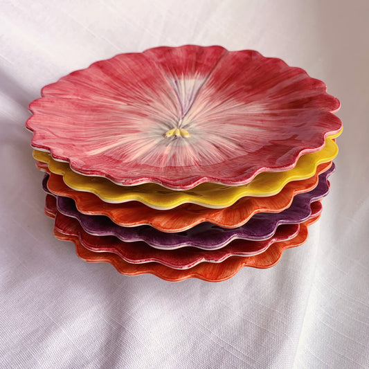 Vintage Flower Plates