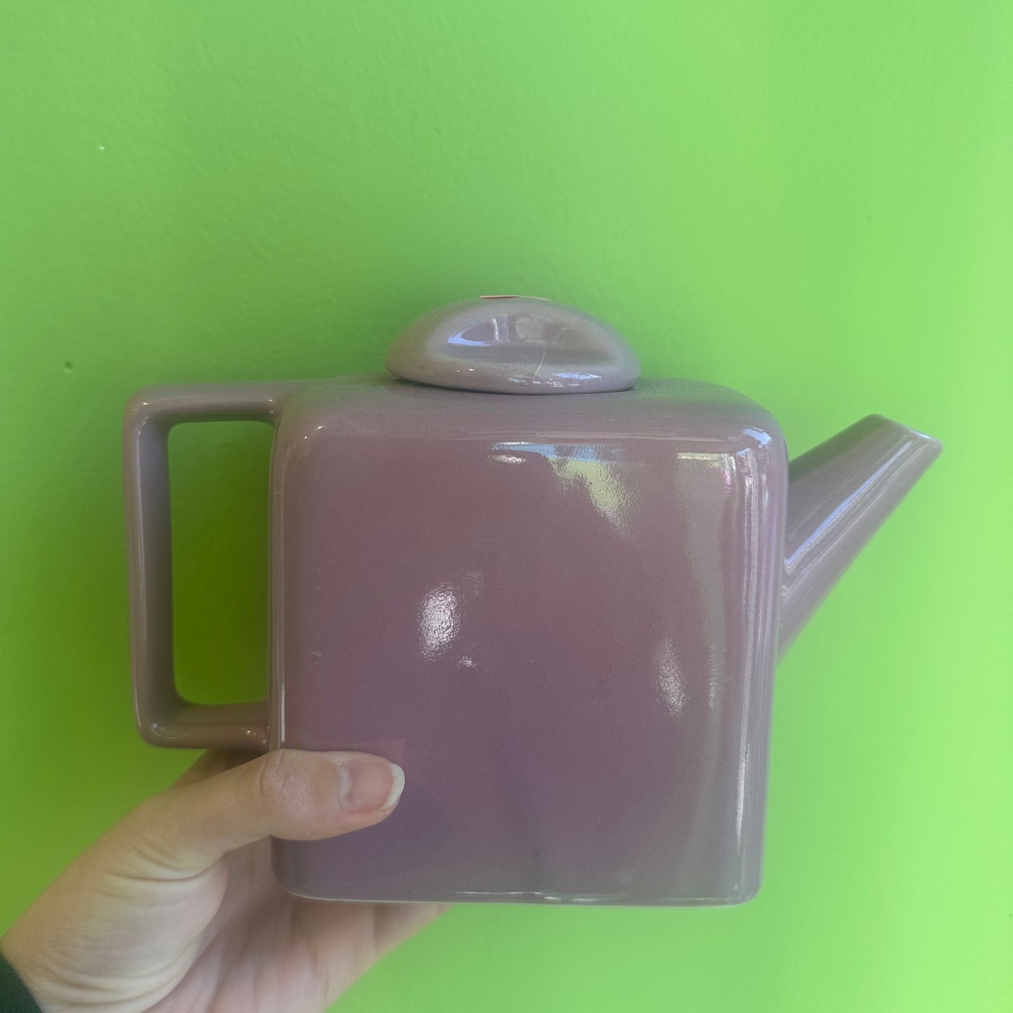 Purple Ceramic Teapot!