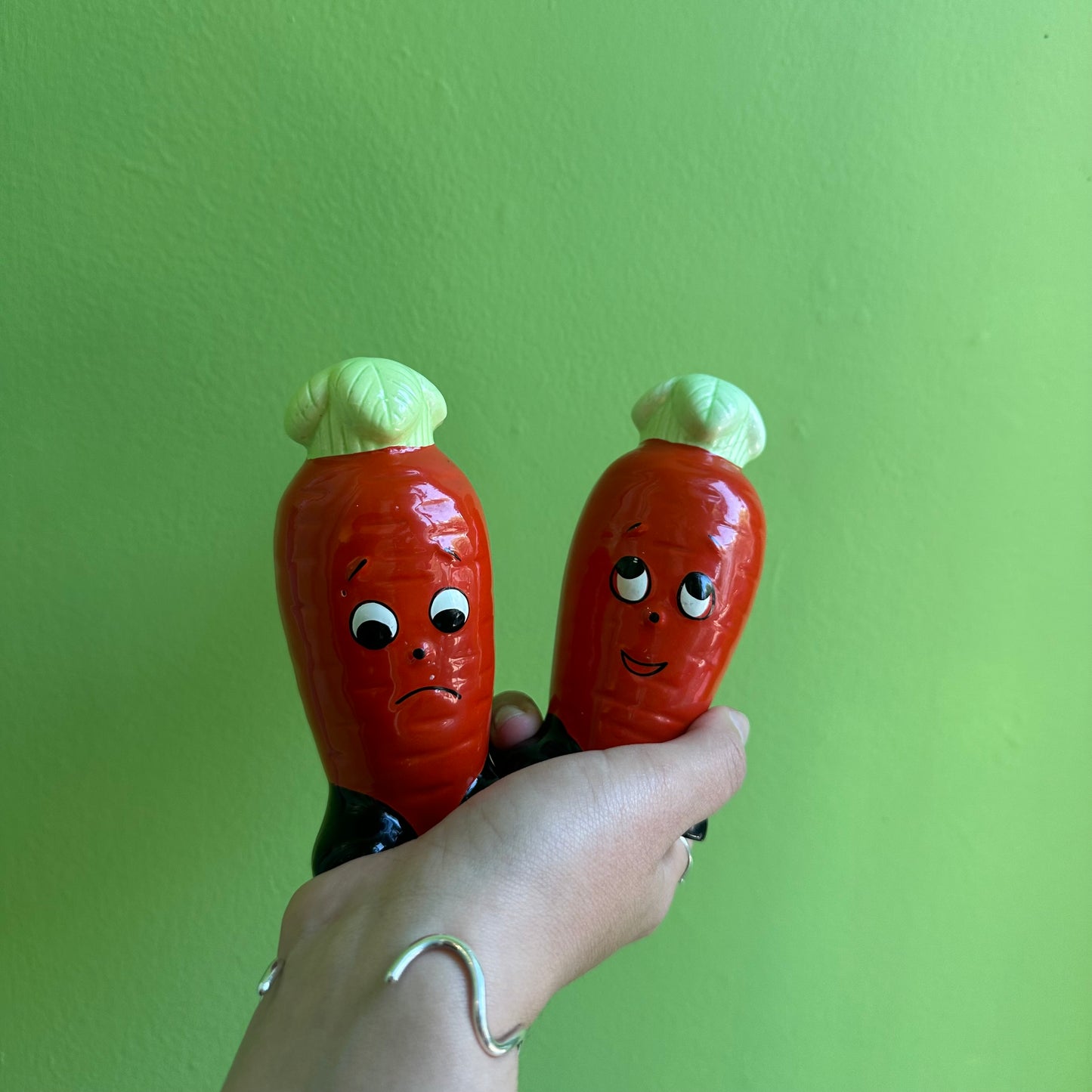 Happy Carrot, Sad Carrot Shaker Set!