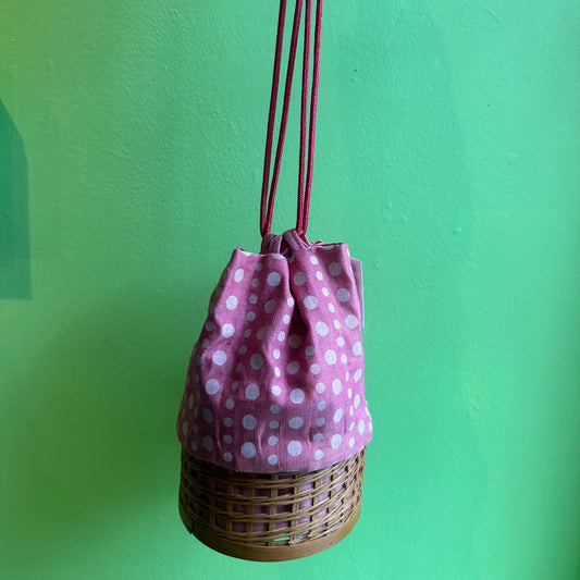 Pink PokaDot Hand Bag!