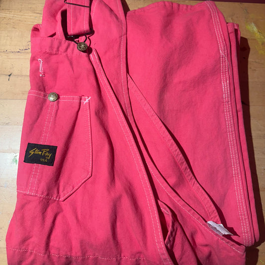 Hand Dyed Fuchsia Dickies Overalls!