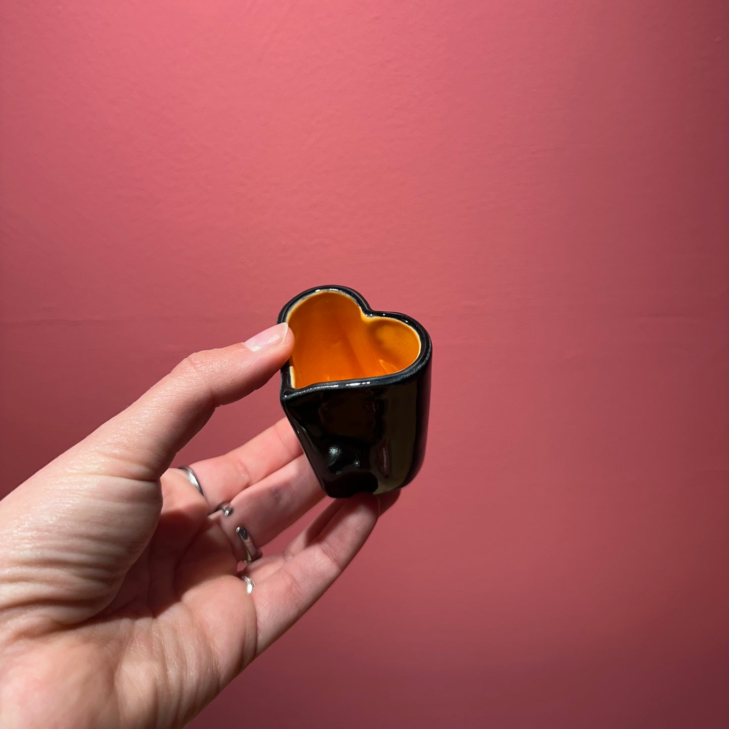 Mushy Heart Shot Glass in “Spooky Night”