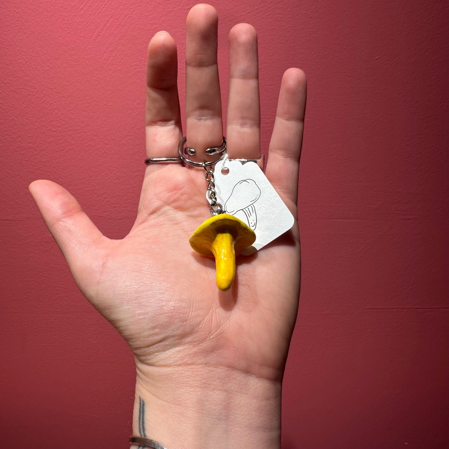 Chloe Made KeyChain in “Mushroom”