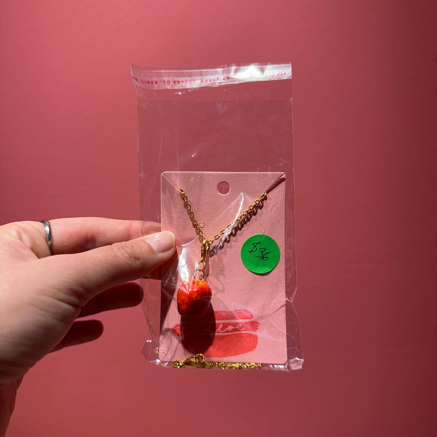 Chloe Made Necklace in “Fuji Apple”