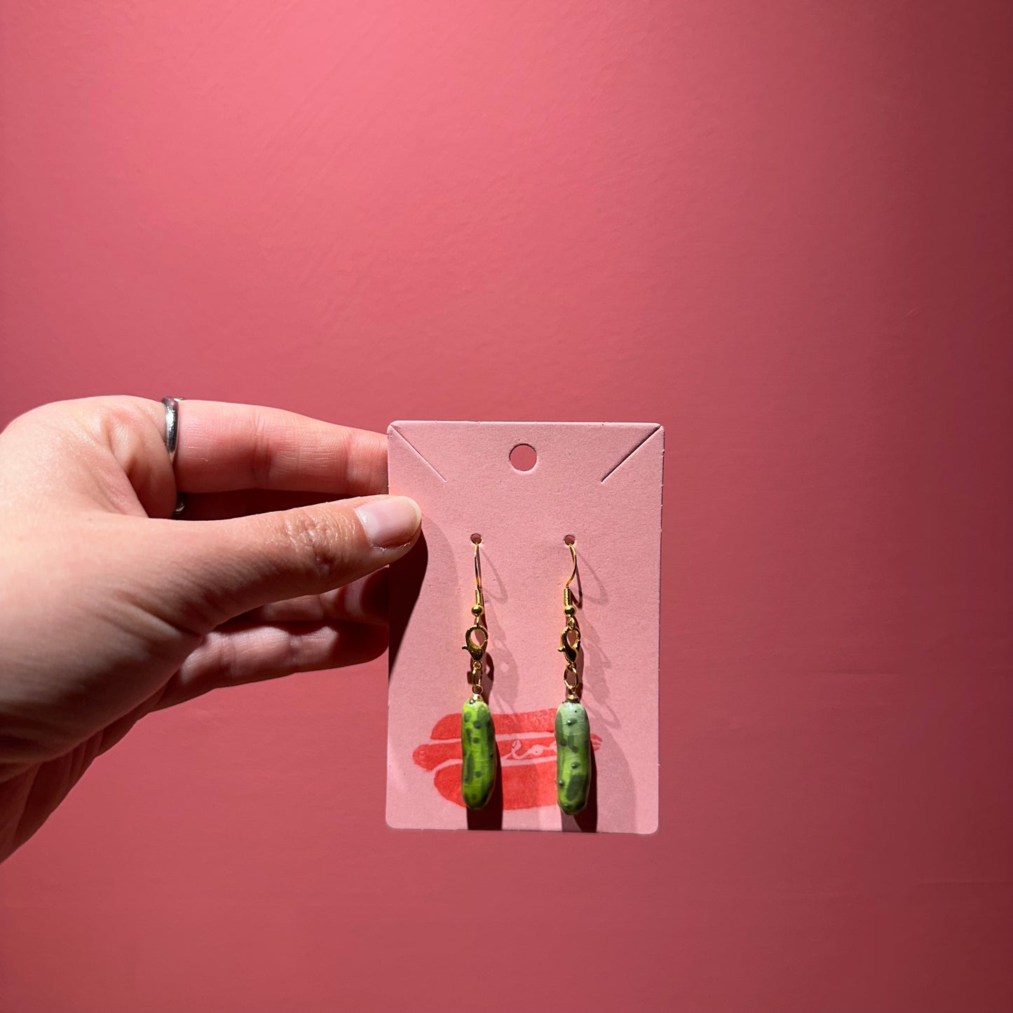 Chloe Made Earrings in “Pickles”