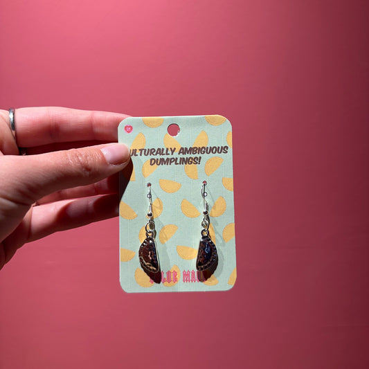 Chloe Made Earrings in “Dumpling”