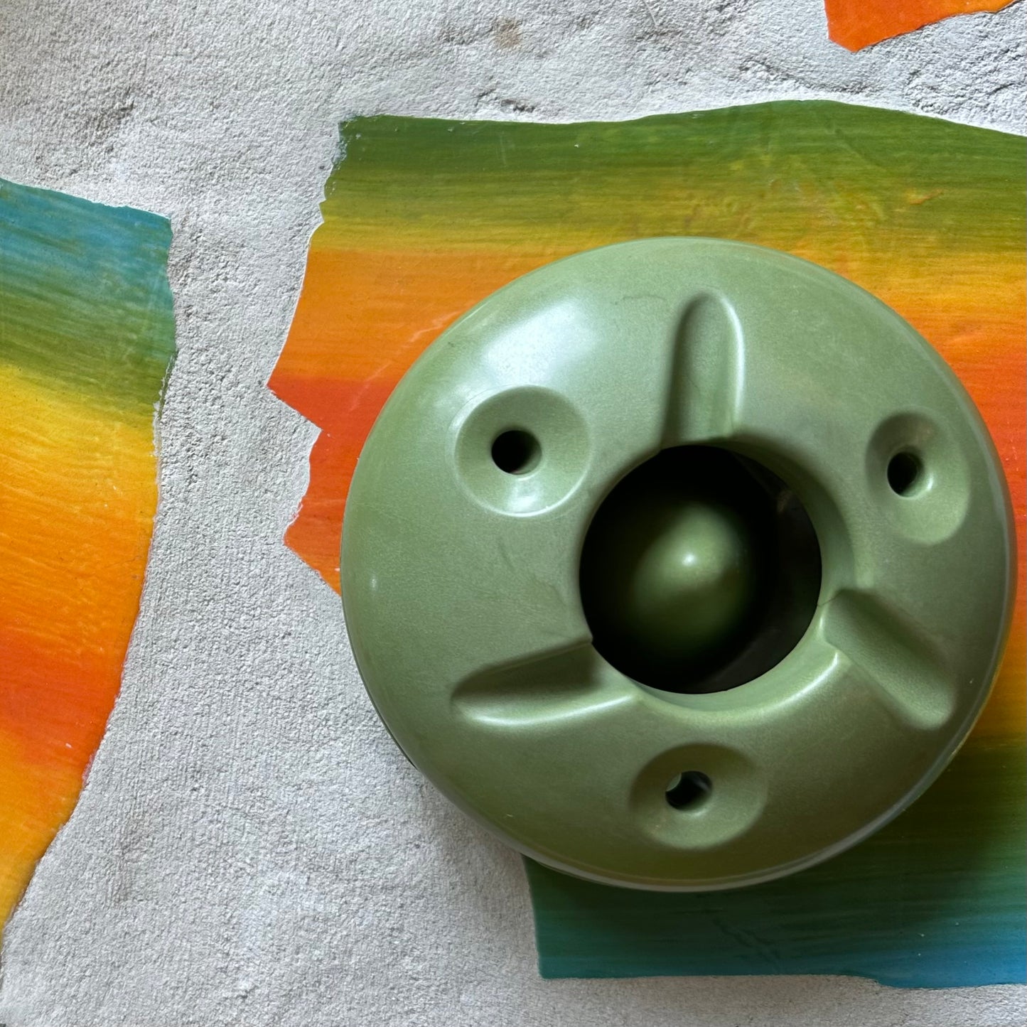 Space Age Vintage Ashtray in Sage!