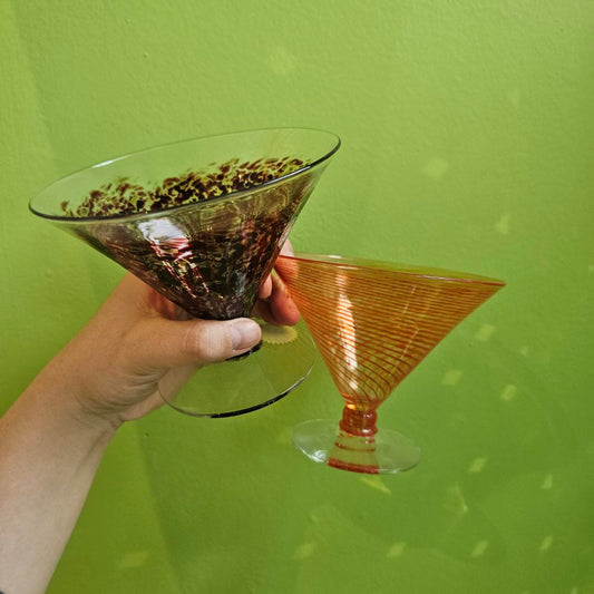 Handmade 90s Cocktail Glasses!