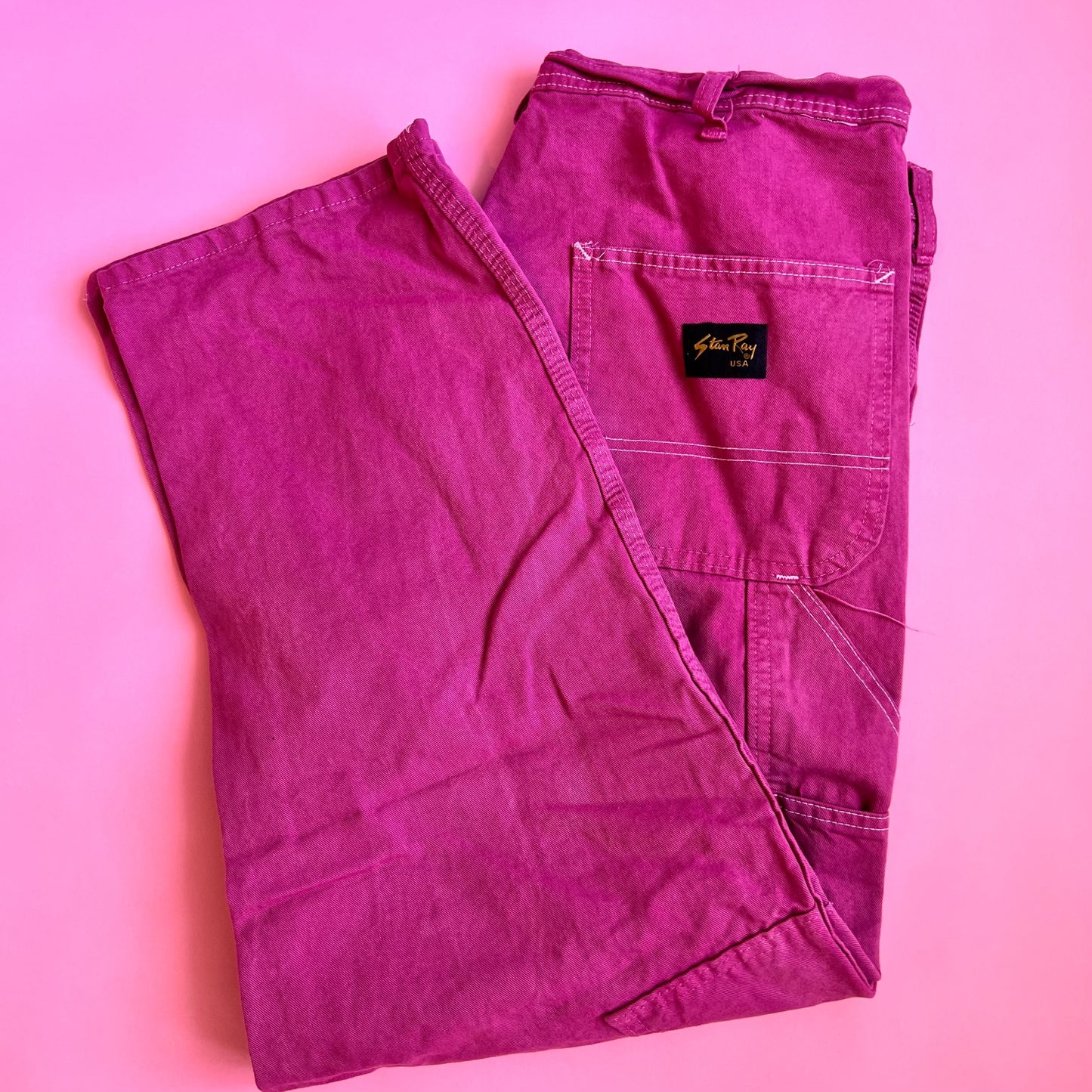 Raspberry StanRay Carpenter Pants- Plus Size- 34-48 Please read measurements